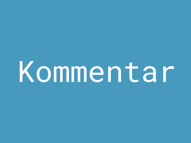 Kommentar