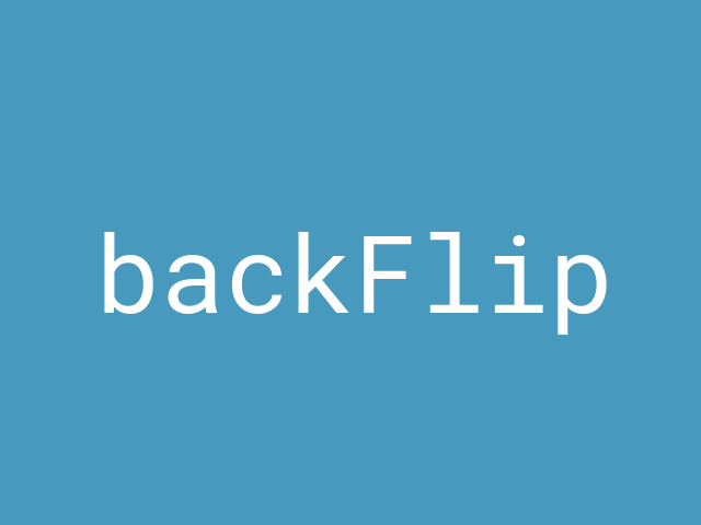 backFlip