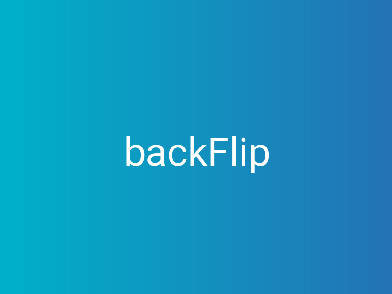 backFlip